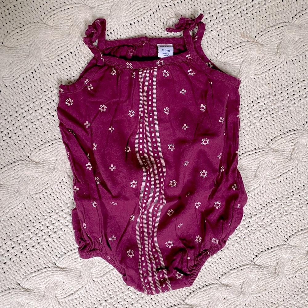 Old Navy toddler bubble romper